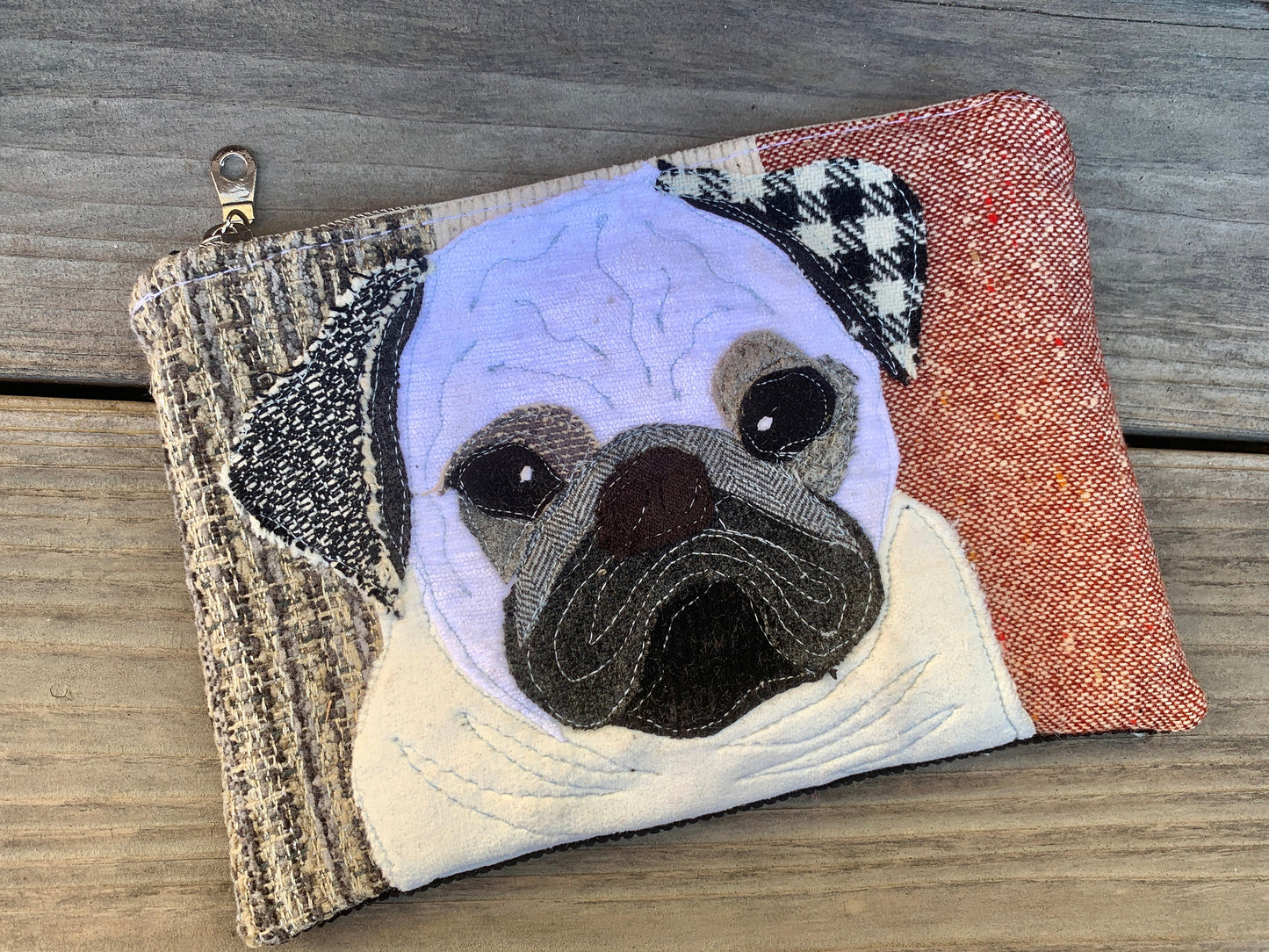Black Pug Dog Bag