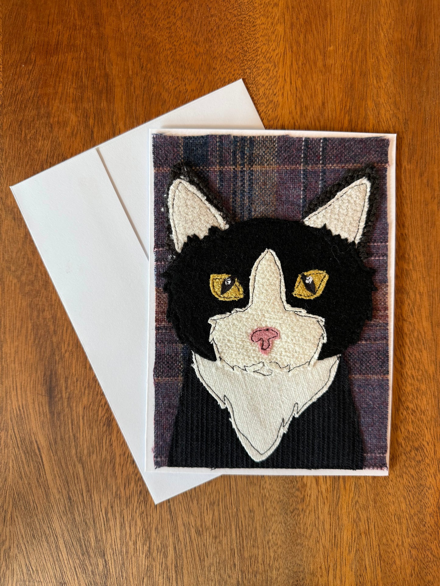 Tuxedo Cat Card