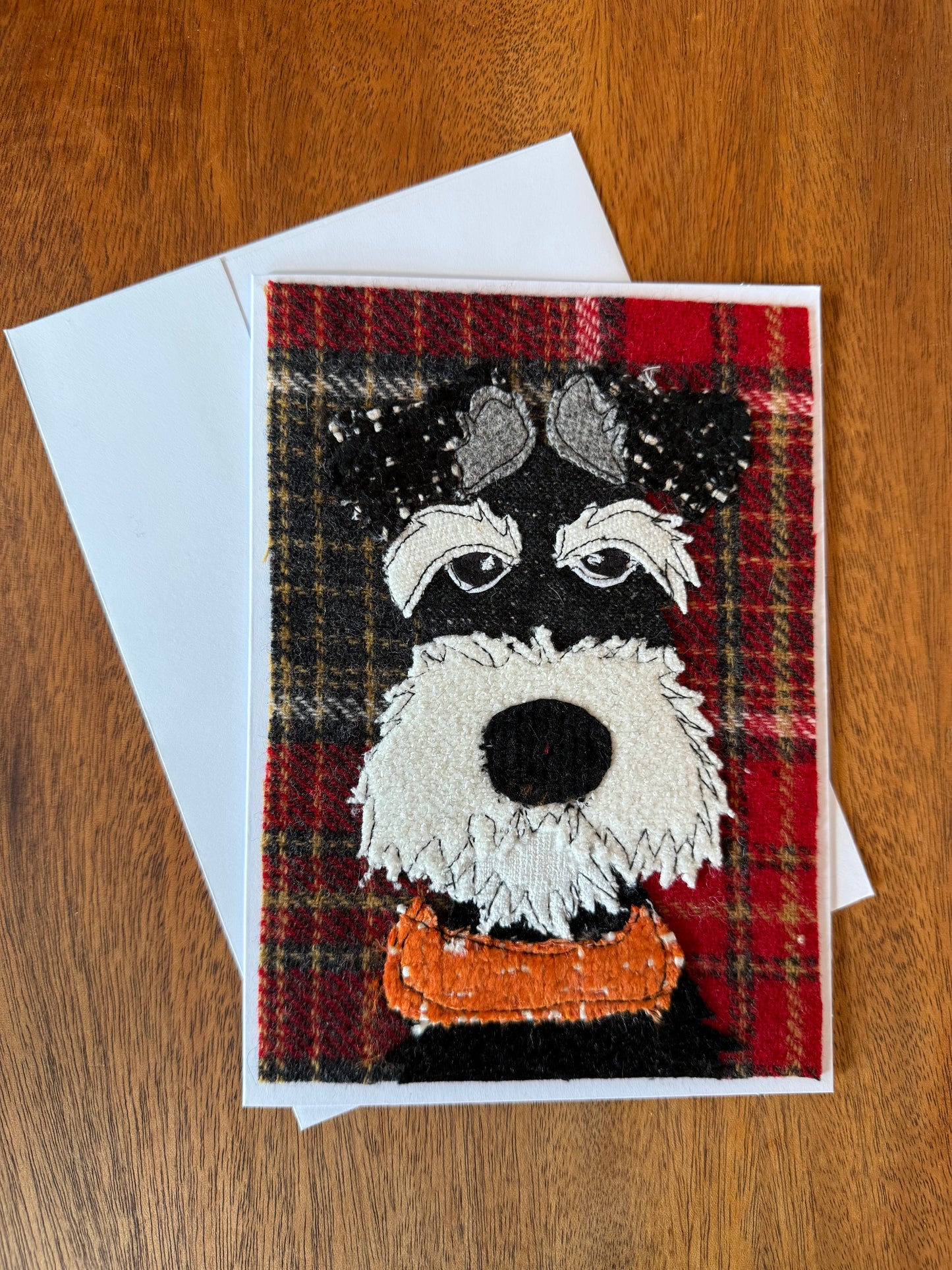 Schnauzer Dog Card