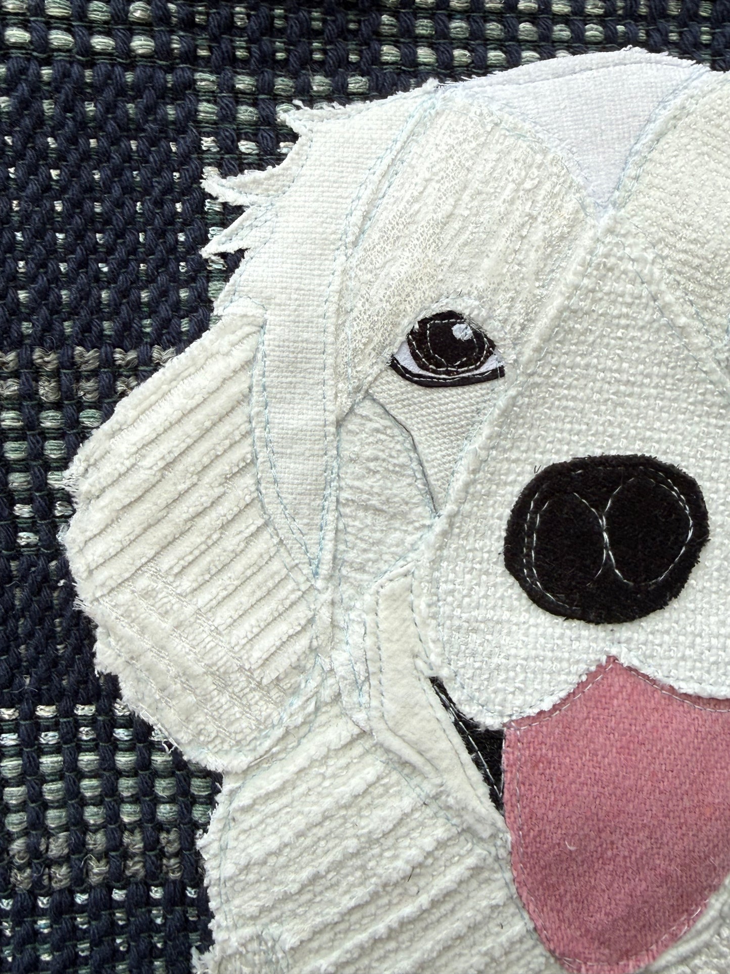 White Labrador Tote Bag