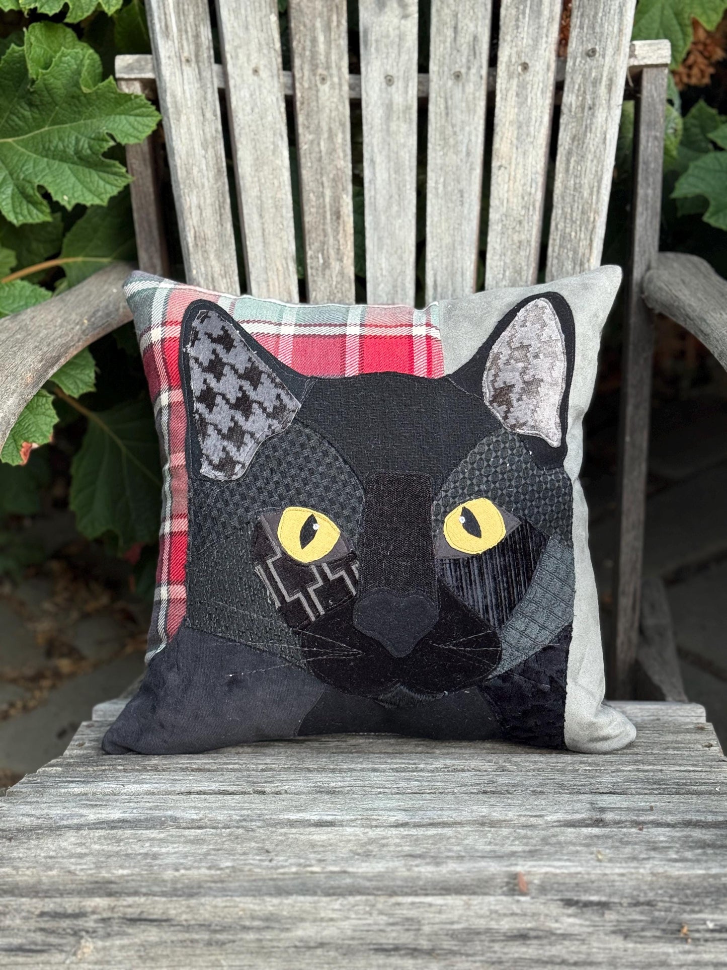 Black Cat Pillow