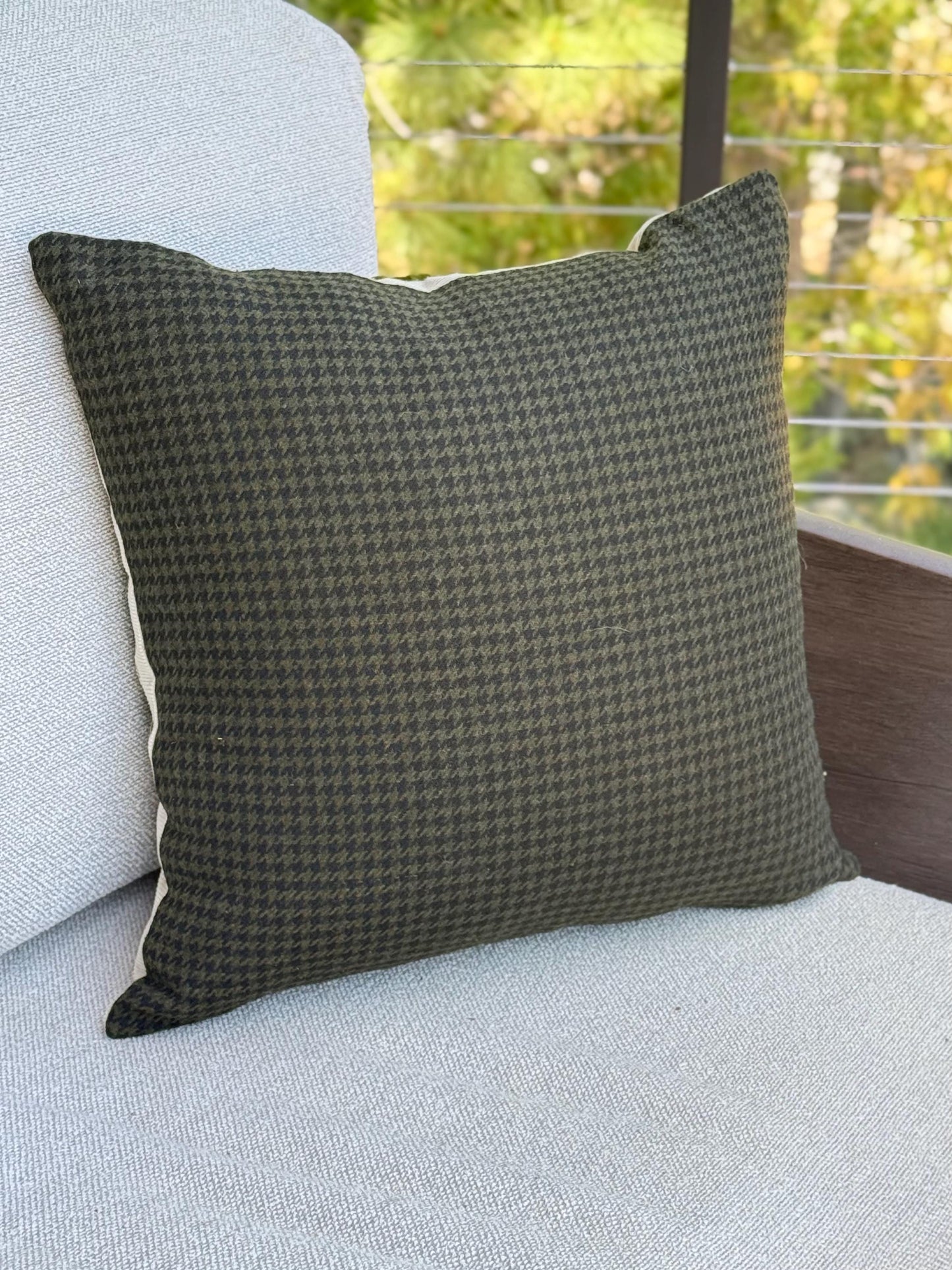 Velvet Green Succulent Pillow