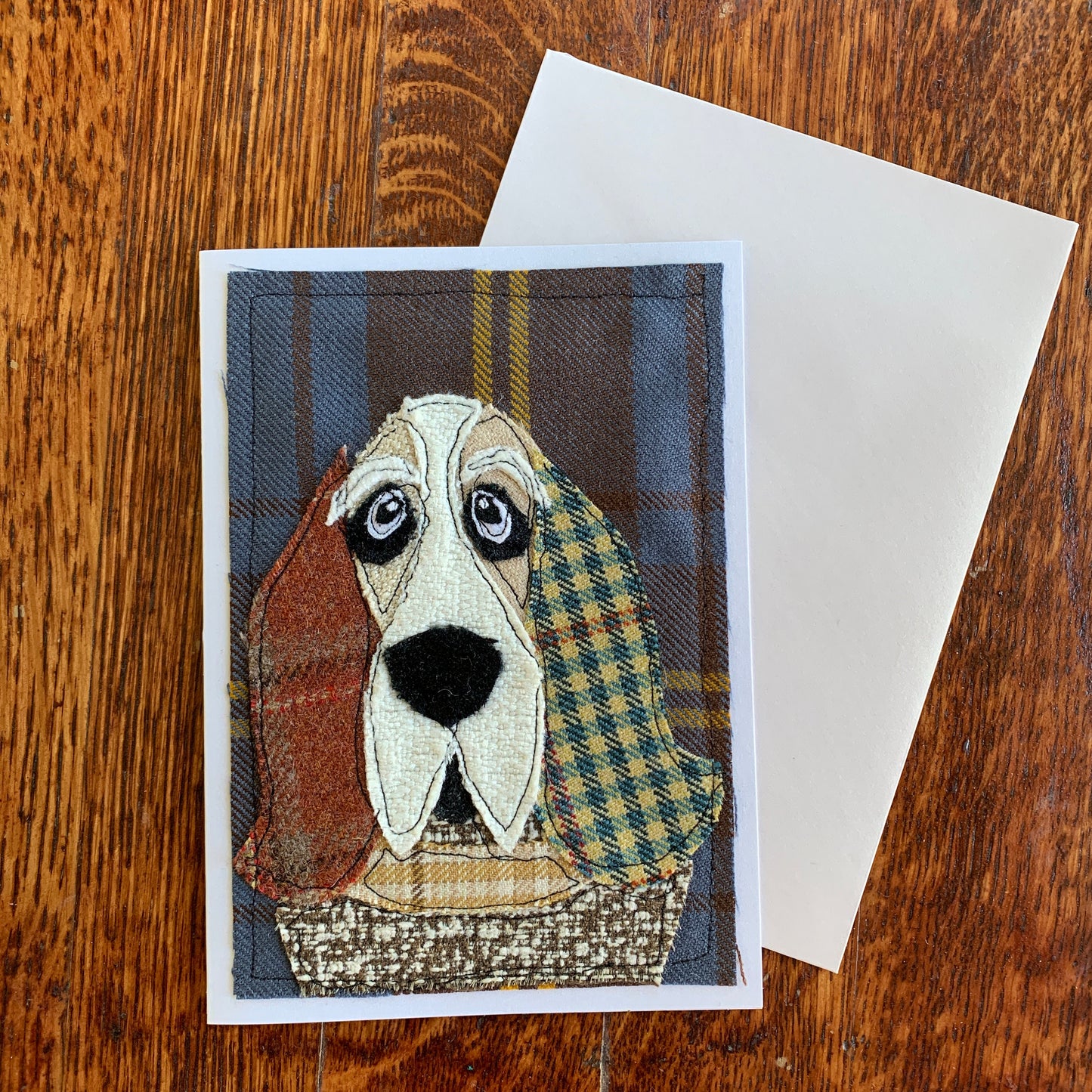 Basset Hound Dog Card