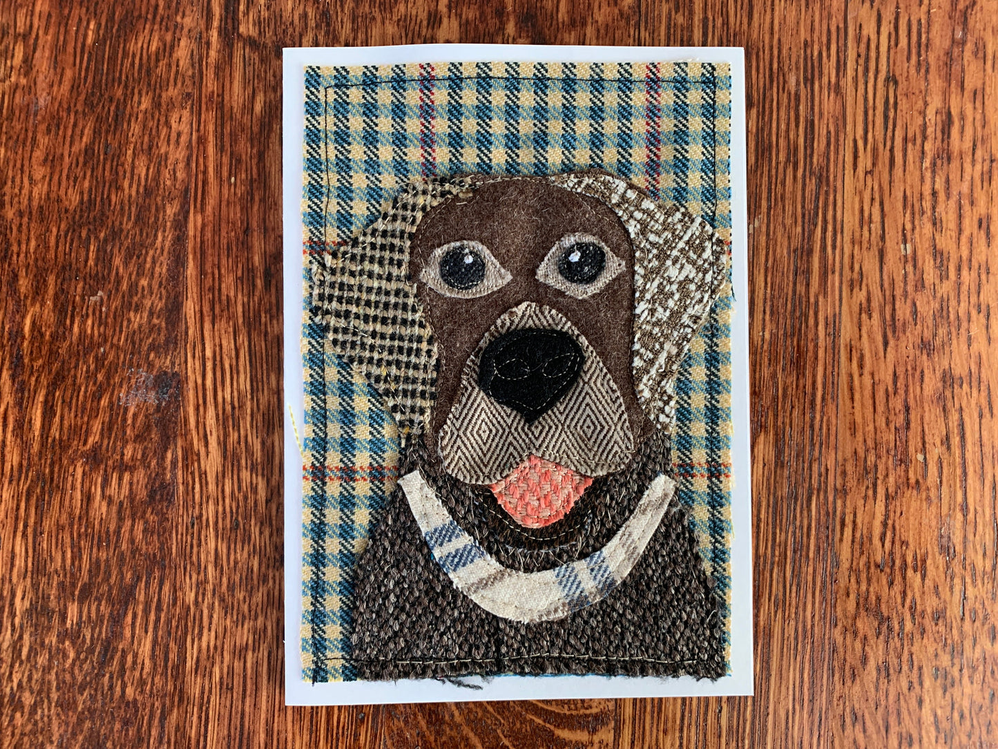 Chocolate Labrador Dog Card