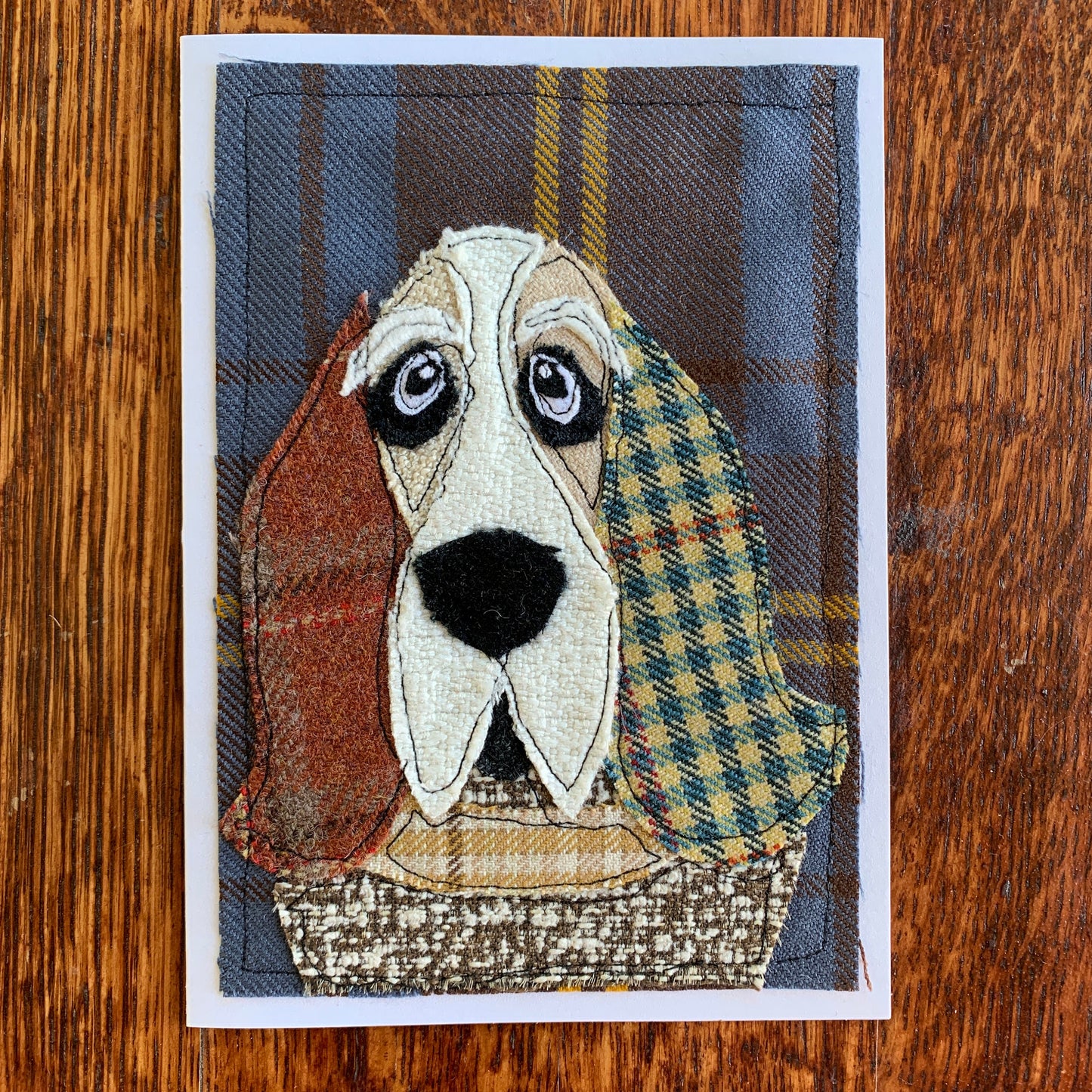 Basset Hound Dog Card