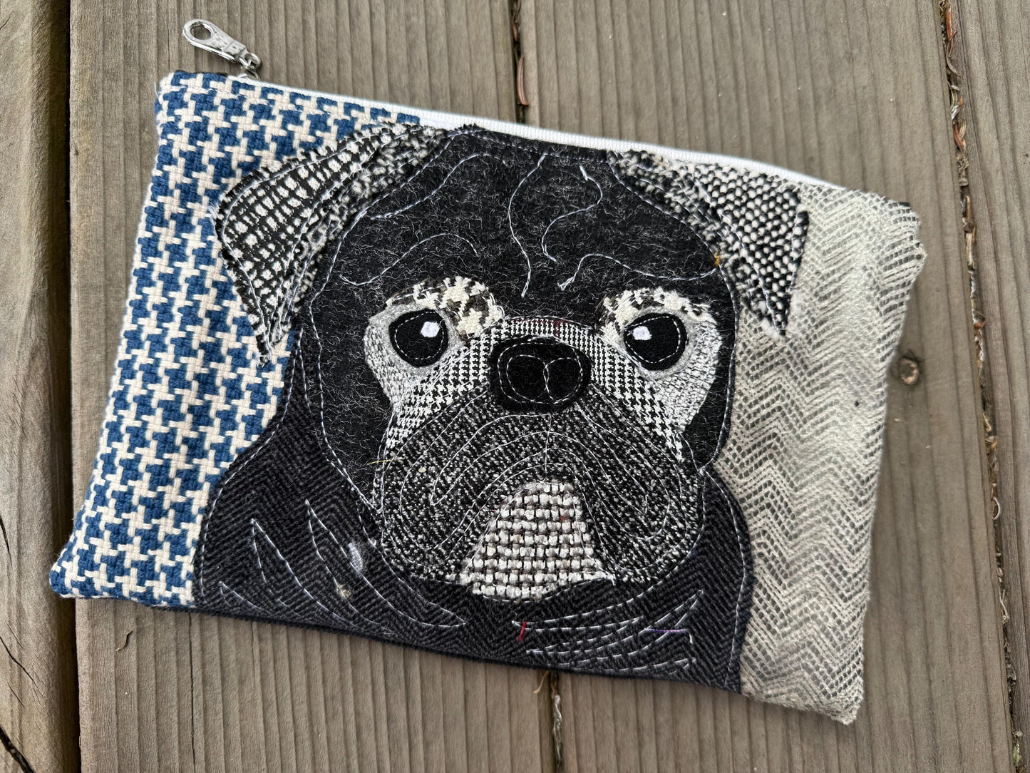 Black Pug Dog Bag