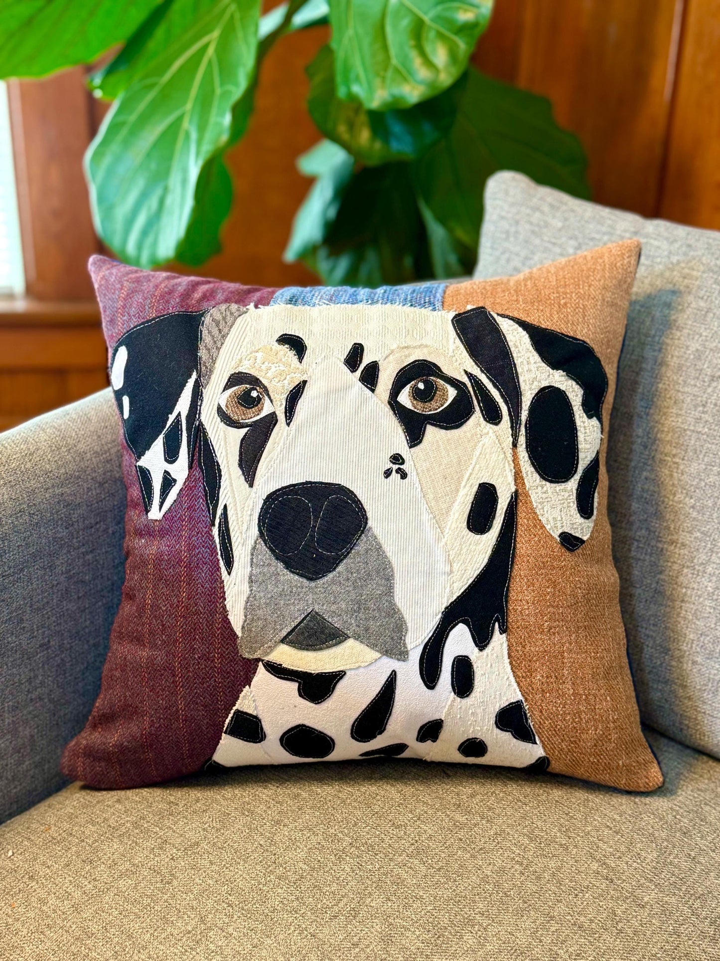 Dalmatian Dog Pillow
