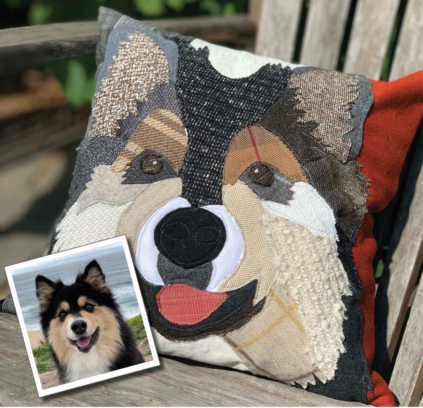Border Collie Dog Pillow