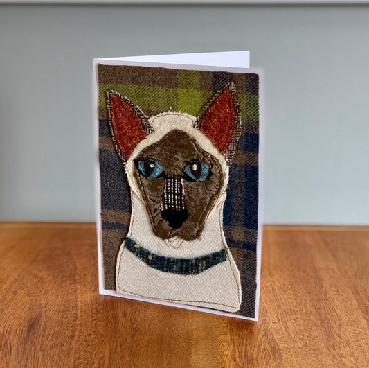 Siamese Cat Card