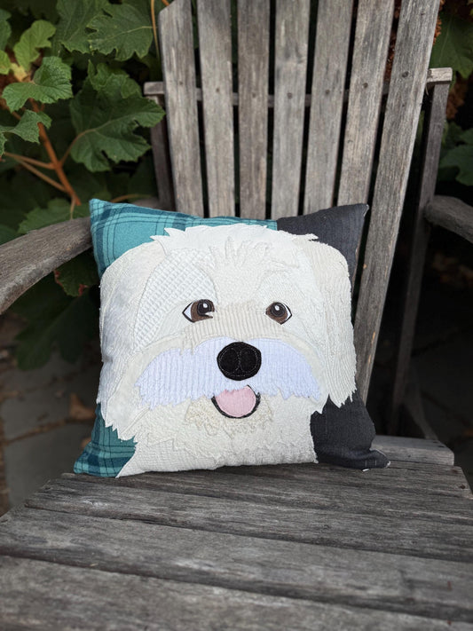 Maltese Dog Pillow