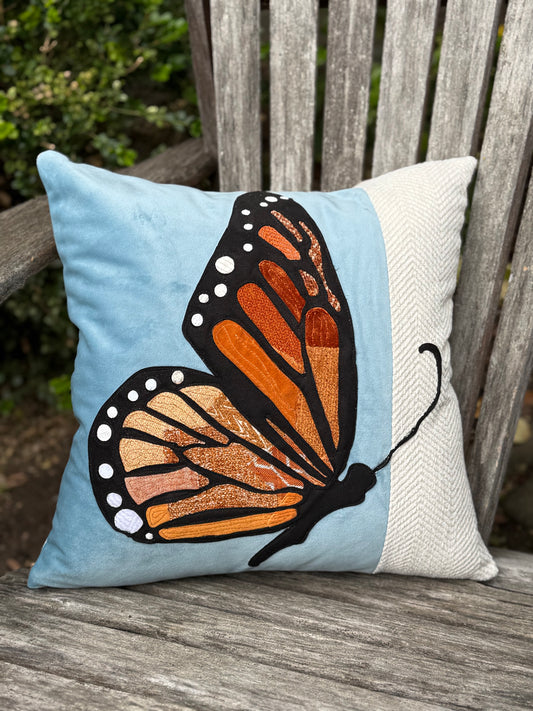 Monarch Butterfly Pillow