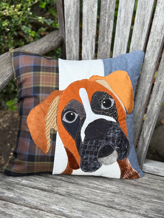 Boxer Dog Pillow
