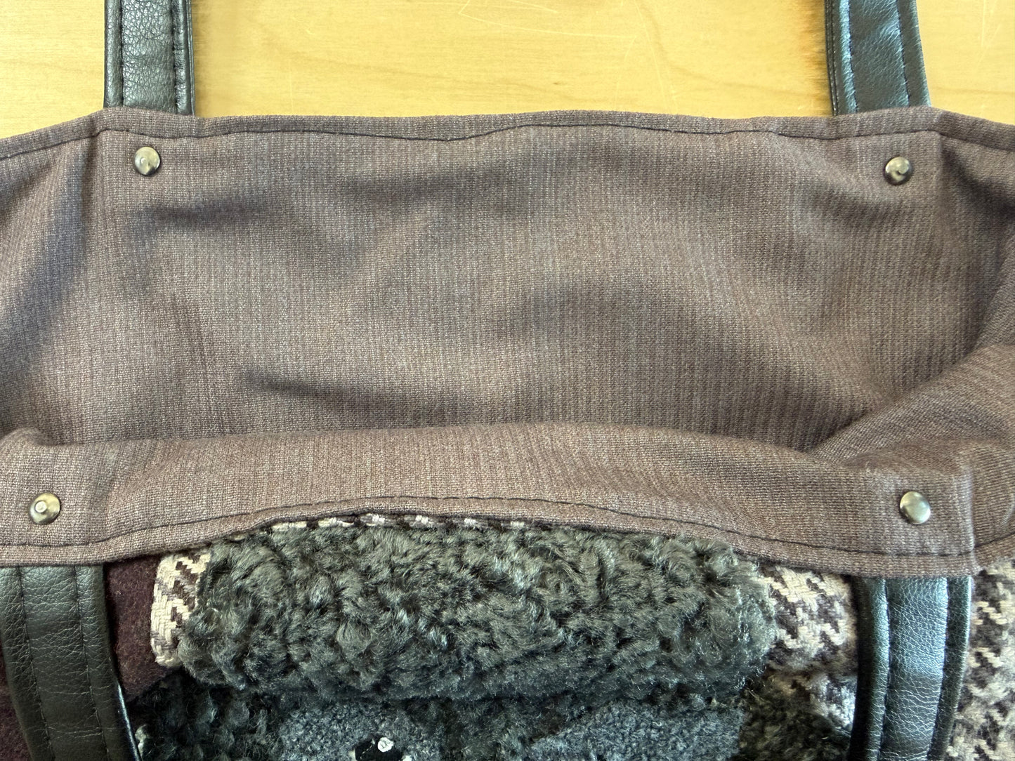 Black Poodle Tote Bag