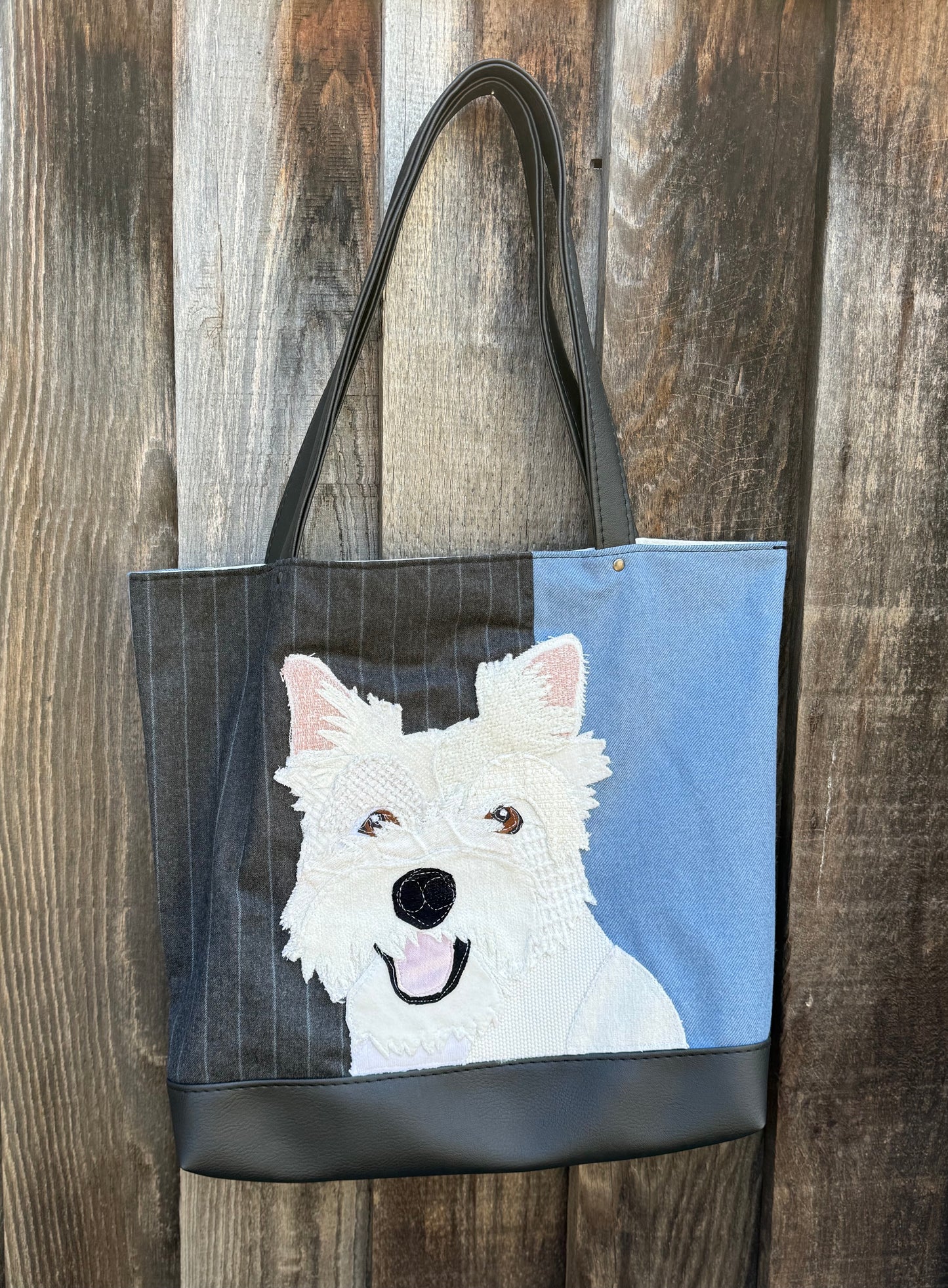 Westie Terrier Dog Tote Bag
