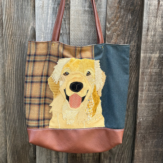Golden Retriever Dog Tote Bag