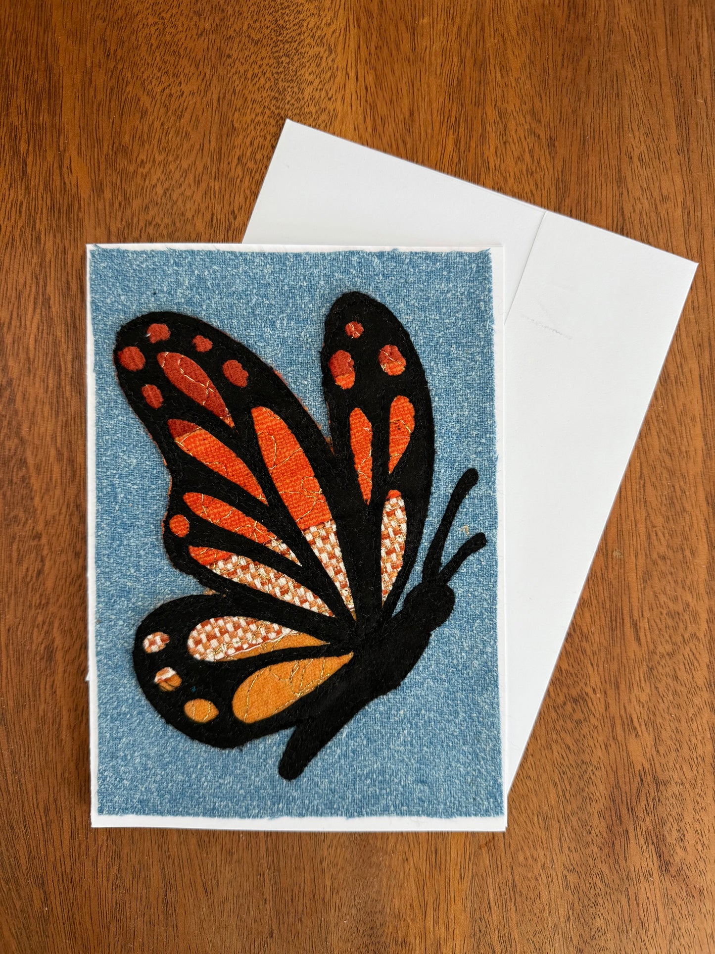 Orange Butterfly Card