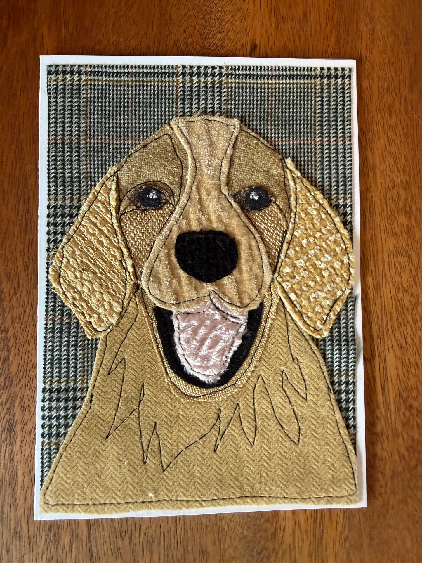 Golden Retriever Labrador Dog Card