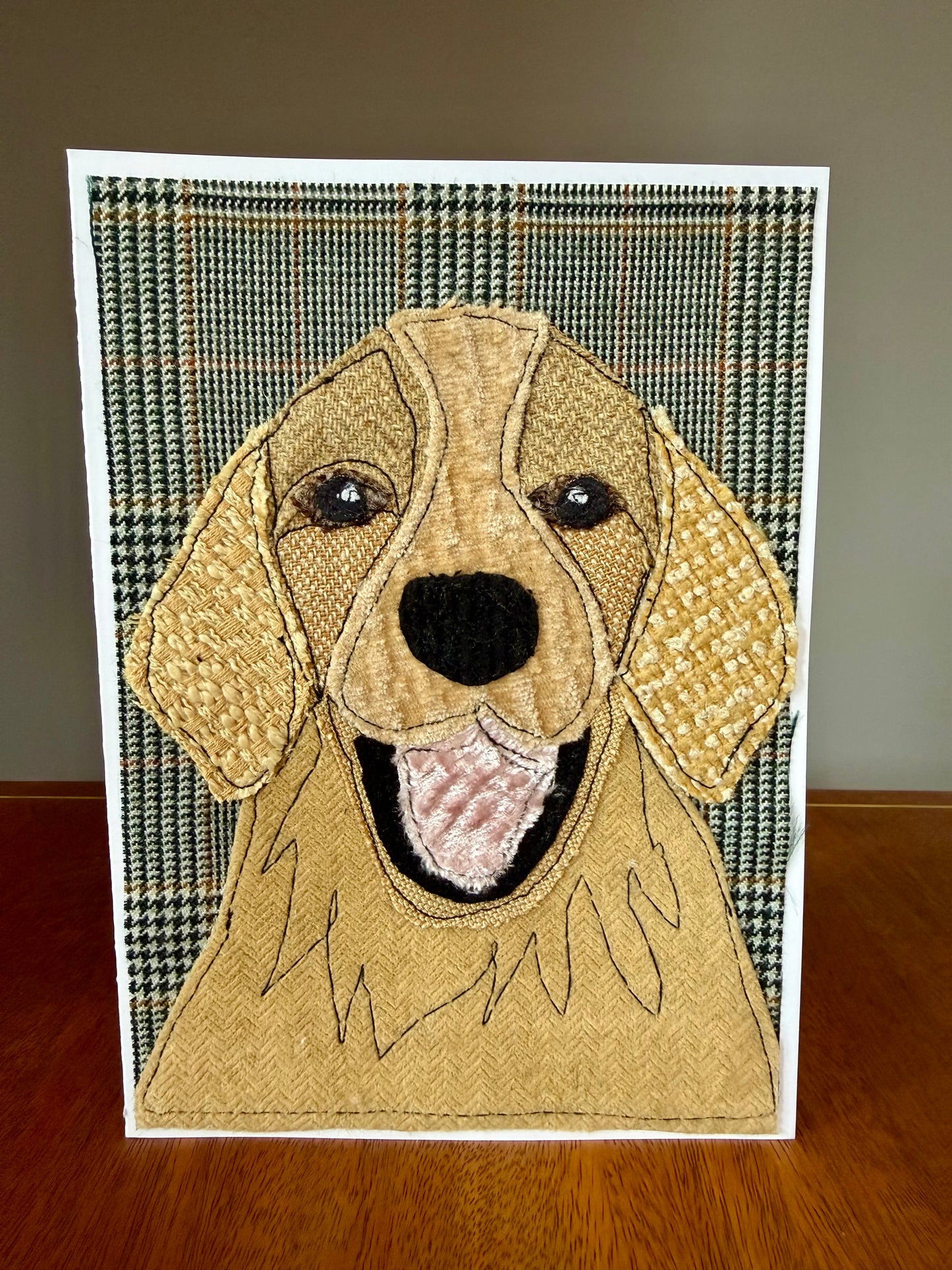 Golden Retriever Labrador Dog Card