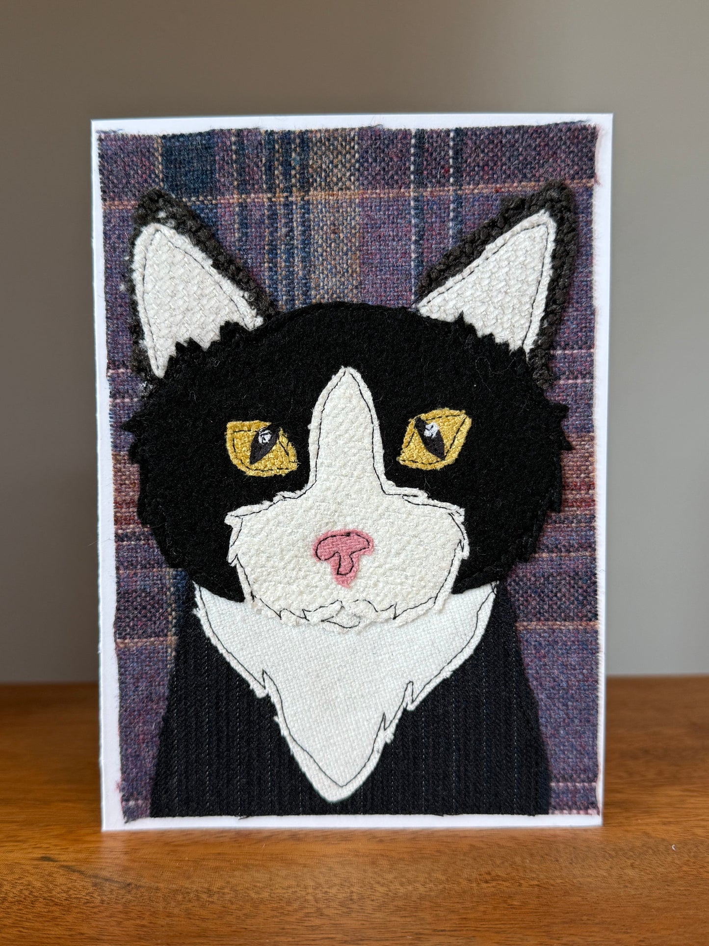 Tuxedo Cat Card