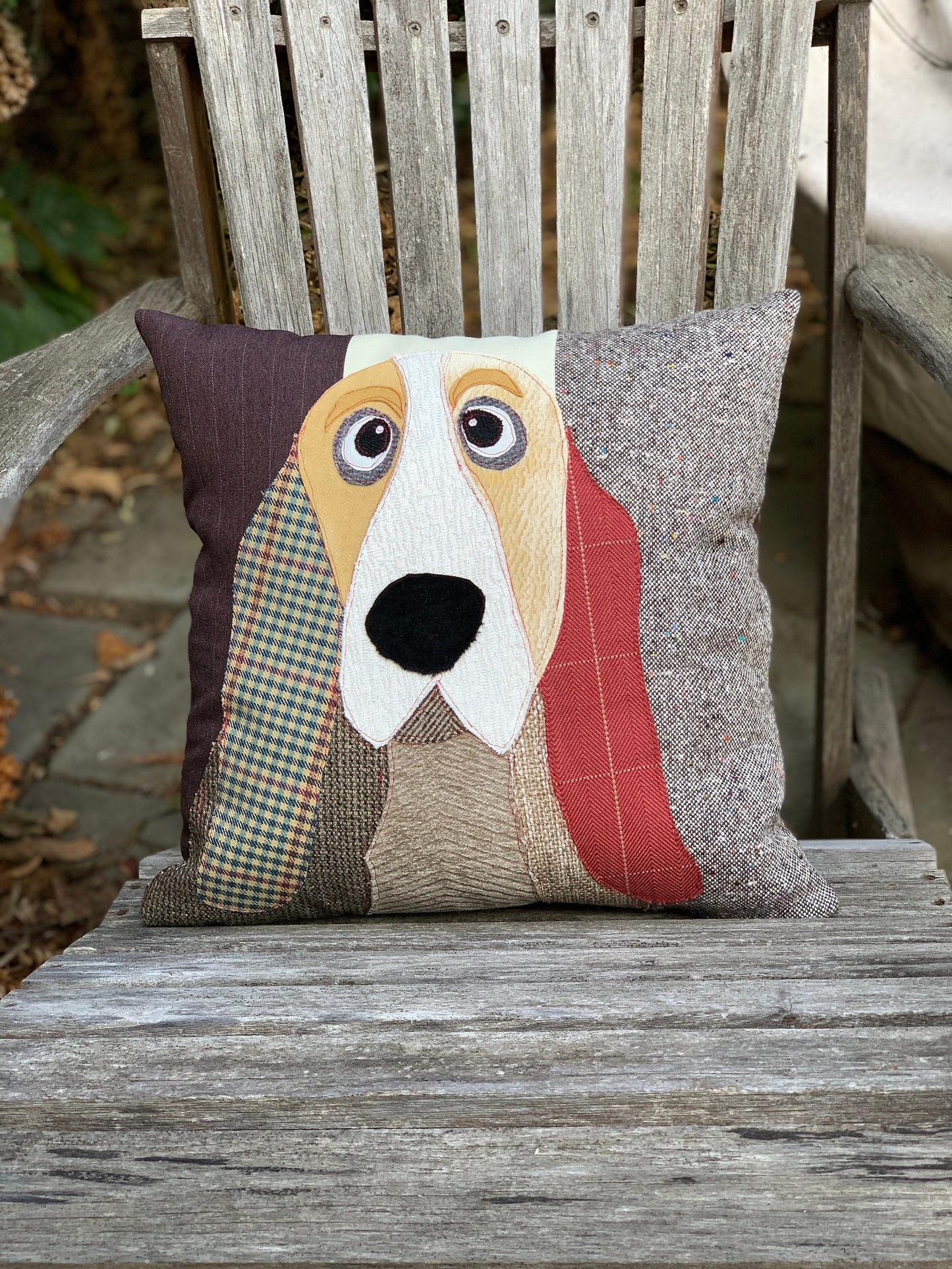 Basset Hound Dog Pillow