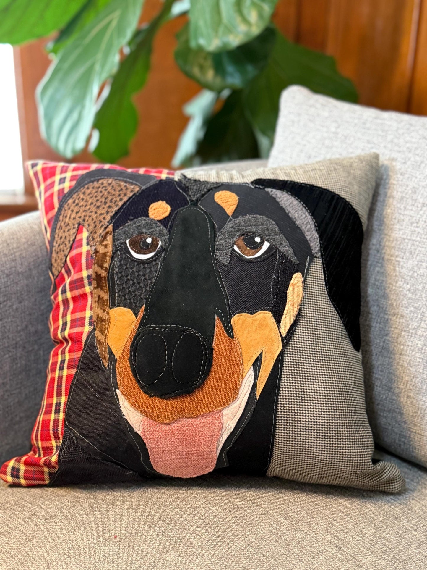 Doberman Pinscher Dog Pillow