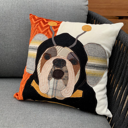 Halloween Dog Bee Costume Pillow