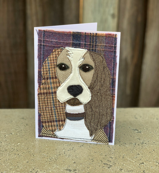 Spaniel Dog Card