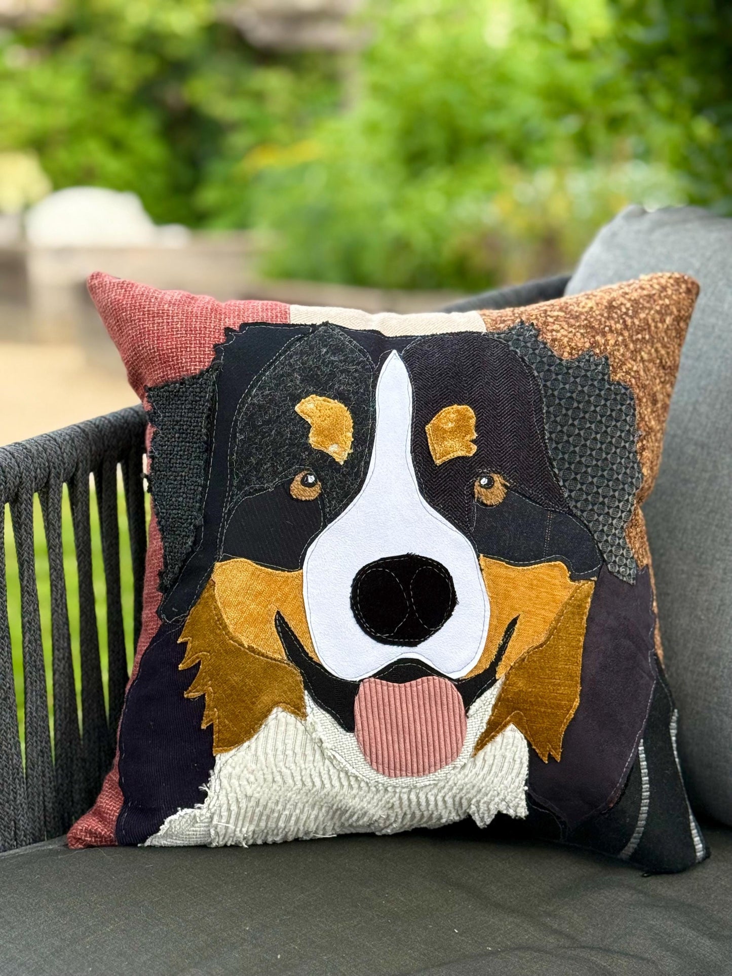 Bernese Mountain Dog Pillow