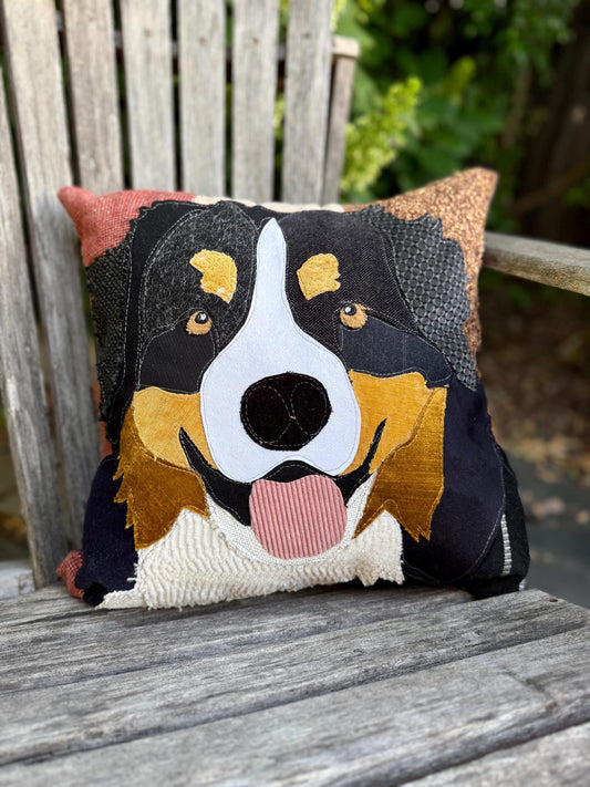 Bernese Mountain Dog Pillow