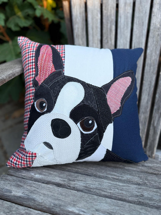 Boston Terrier Dog Pillow