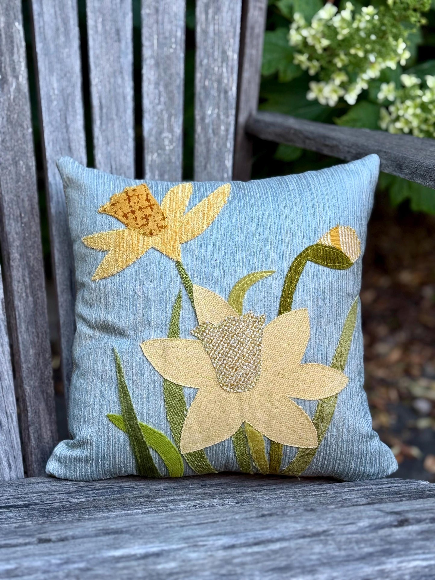 Yellow Daffodil Pillow