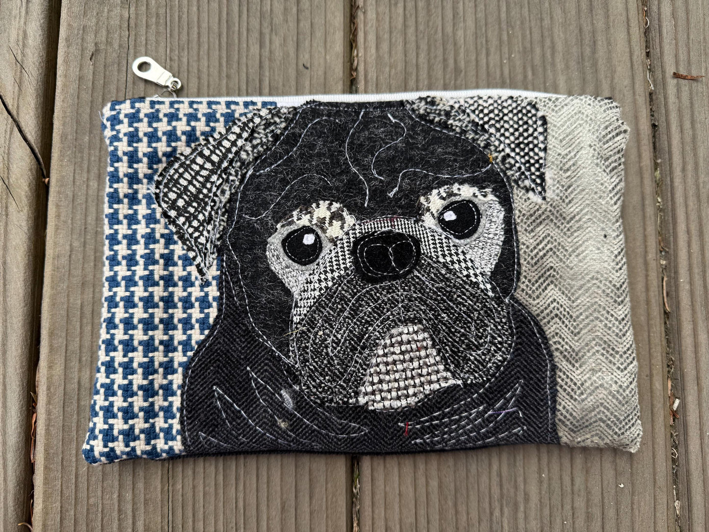 Black Pug Dog Bag