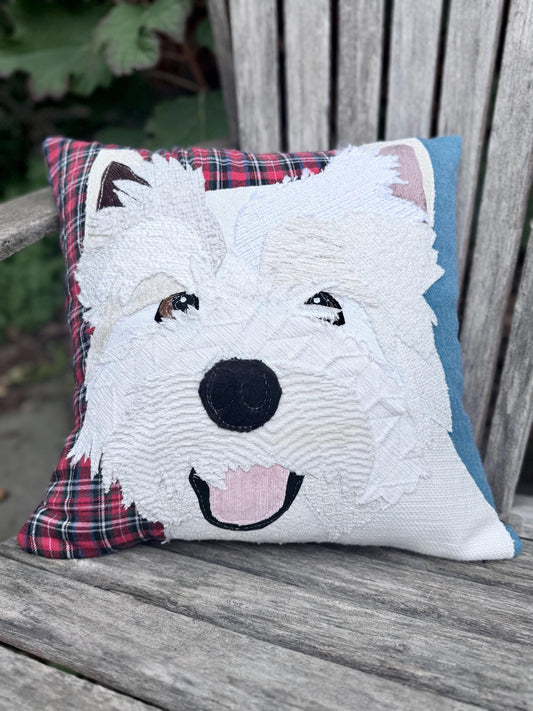 Westie Terrier Dog Pillow